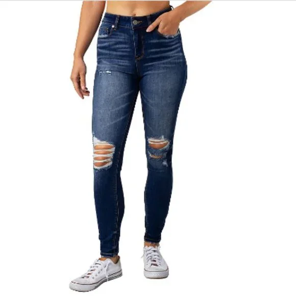 Indigo Rein Jeans Juniors Indigo Rein Highrise Destructed